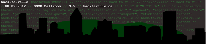 Transportation & Urban Issues Open Data Hackathon – Open North